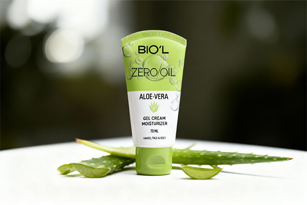 کرم ژل مرطوب کننده آلوئه ورا بیول برای پوست چرب
