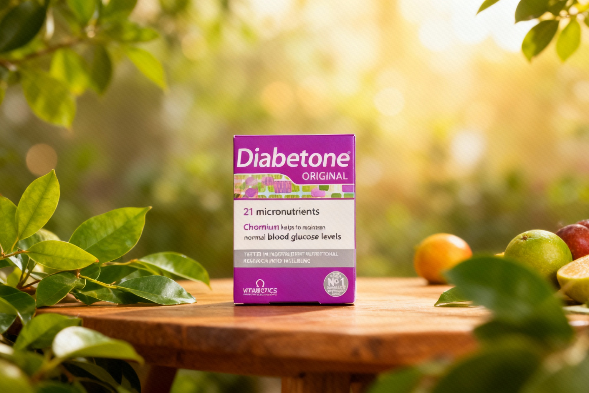 قرص دیابتون ویتابیوتیکس همراه با عناصر طبیعی