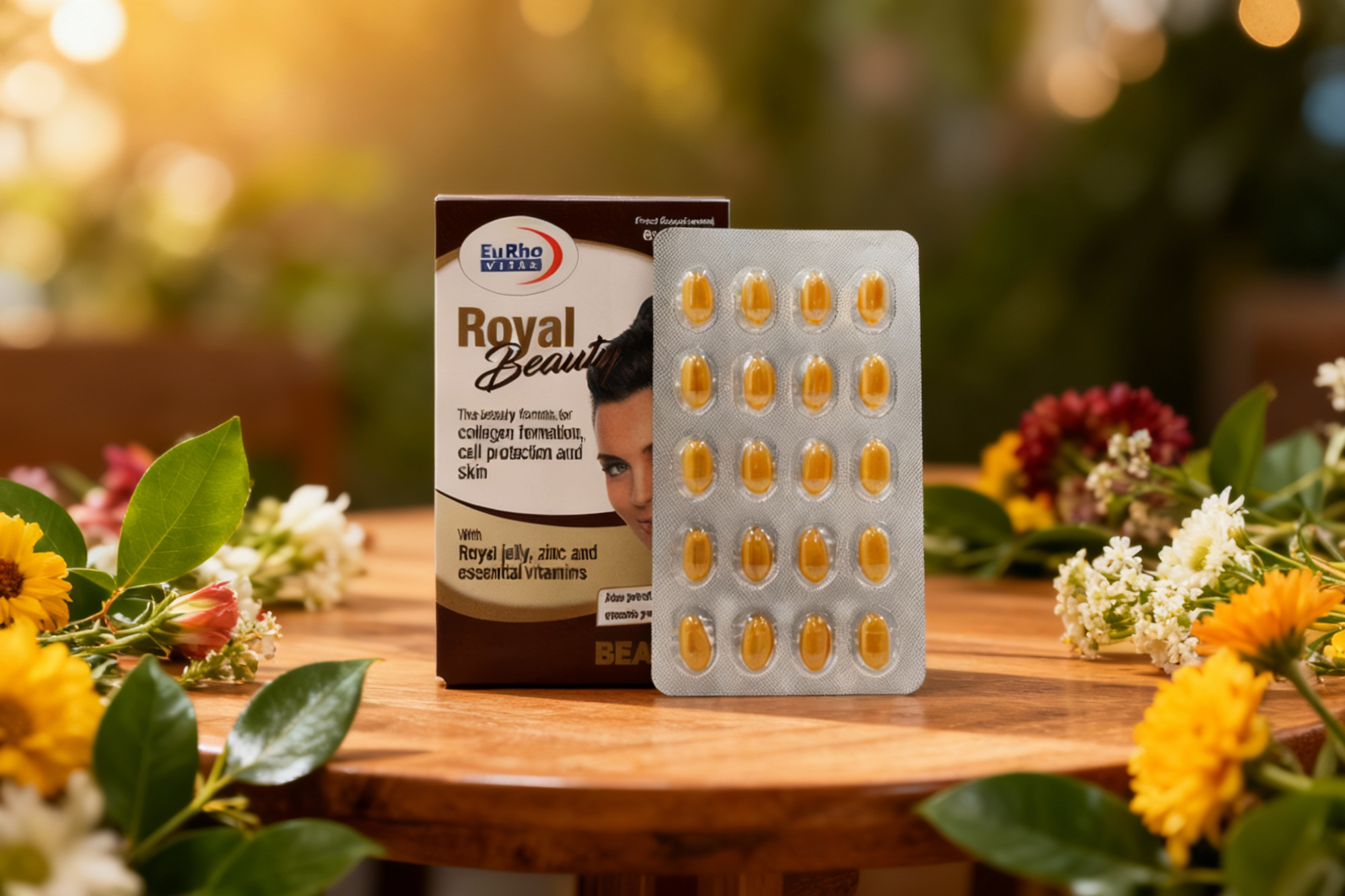 مکمل رویال بیوتی یوروویتال با ترکیبات طبیعی