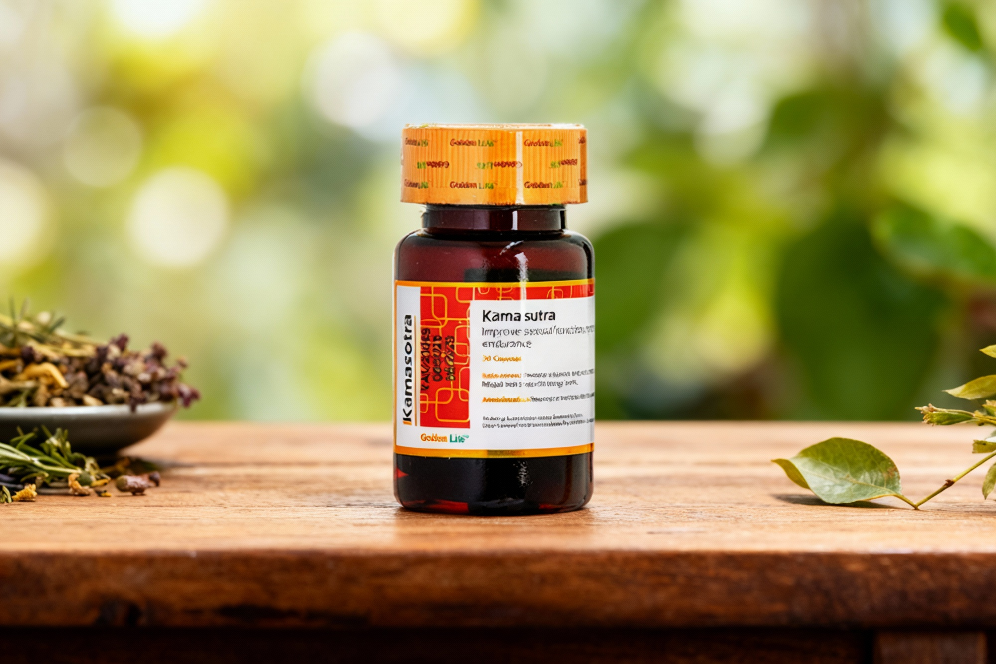کپسول کاماسوترا گلدن لایف با ترکیبات طبیعی جین سینگ