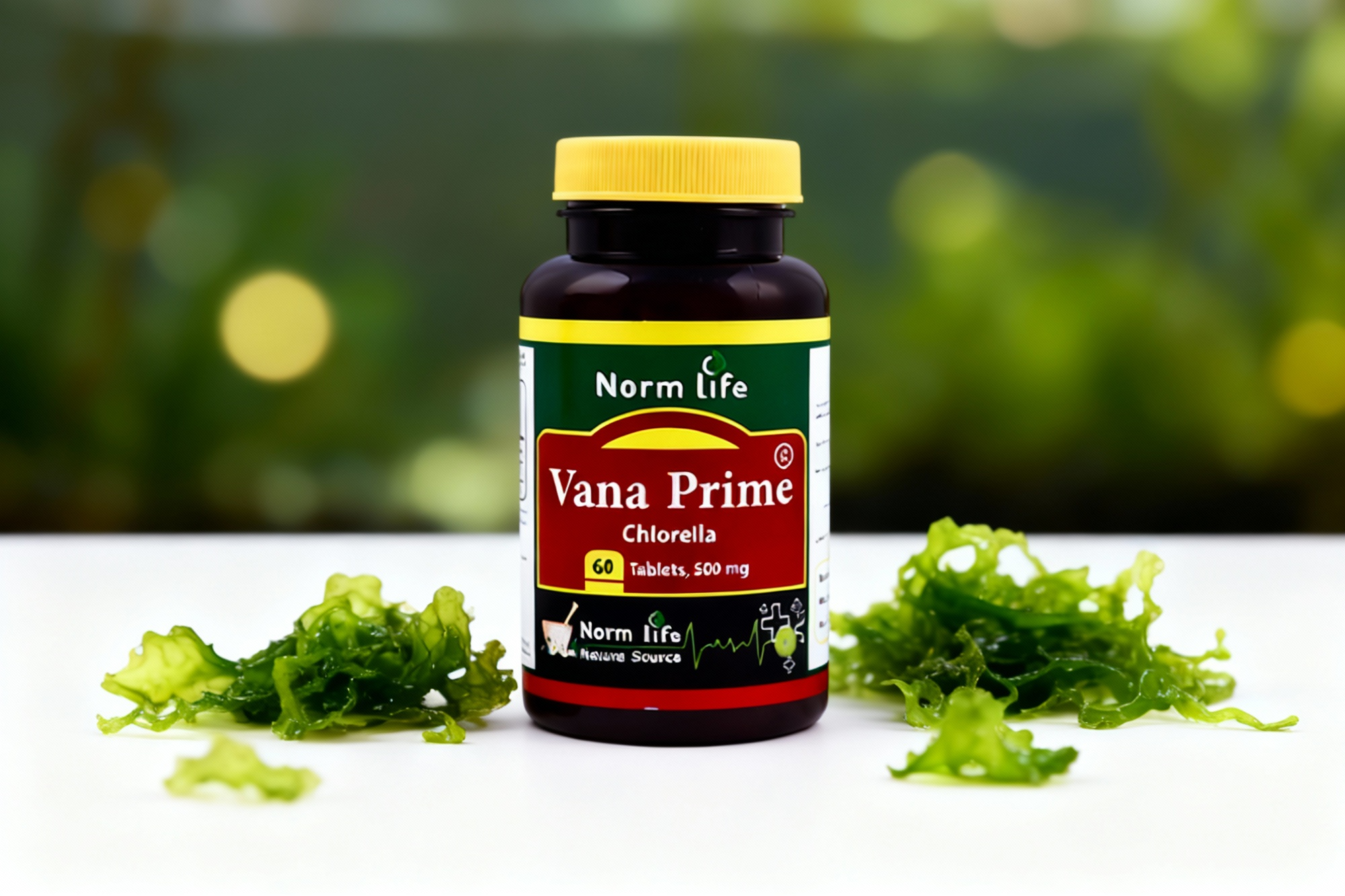 قرص وانا پرایم 500 نورم لایف با جلبک کلرلا