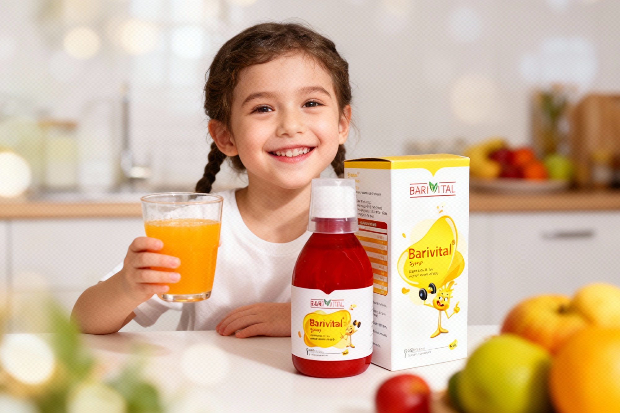 شربت تغذیه‌ای کودکان برای رشد و سلامت