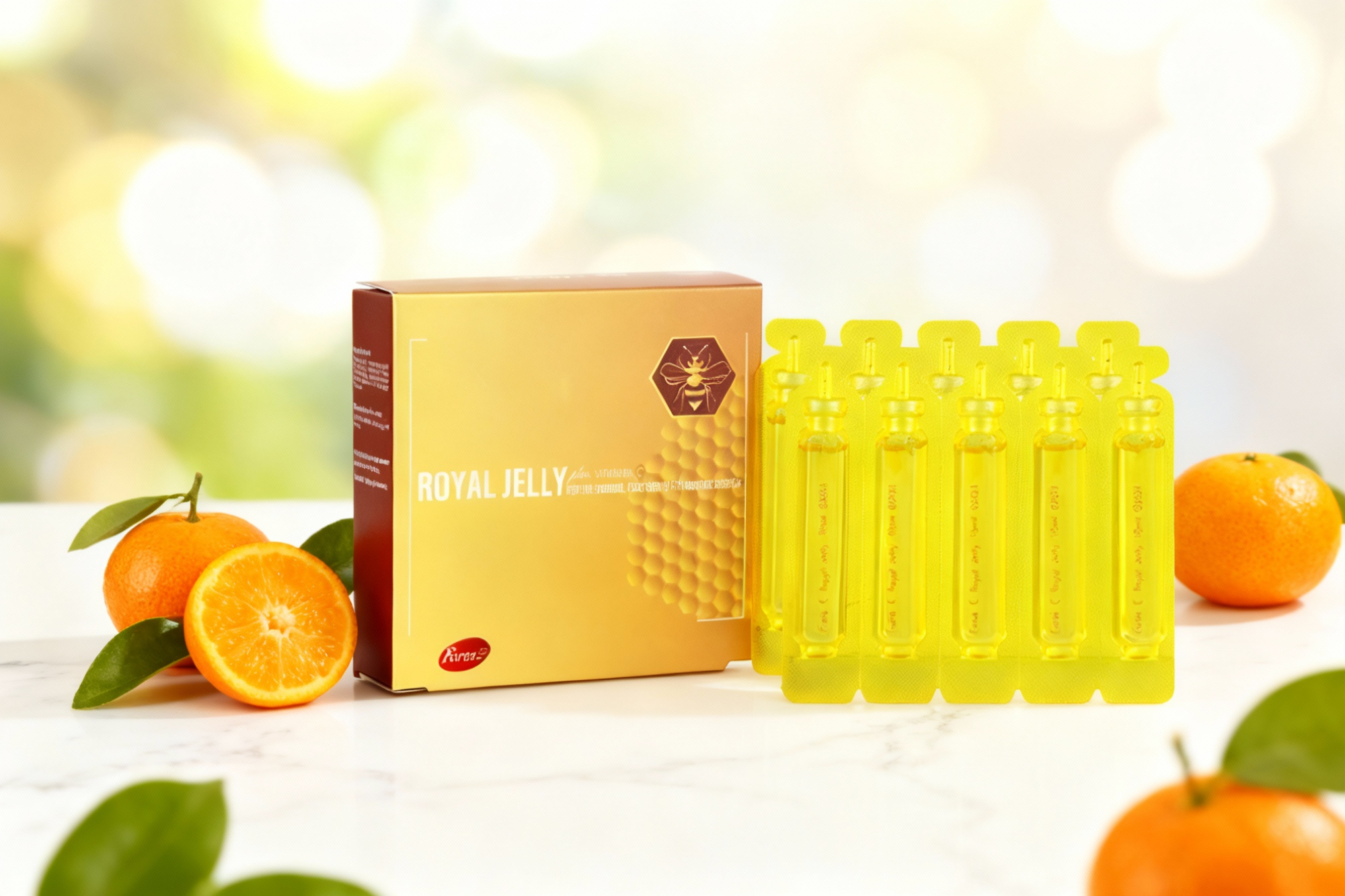 ویال رویال ژلی و ویتامین سی فورت ای با ترکیبات طبیعی