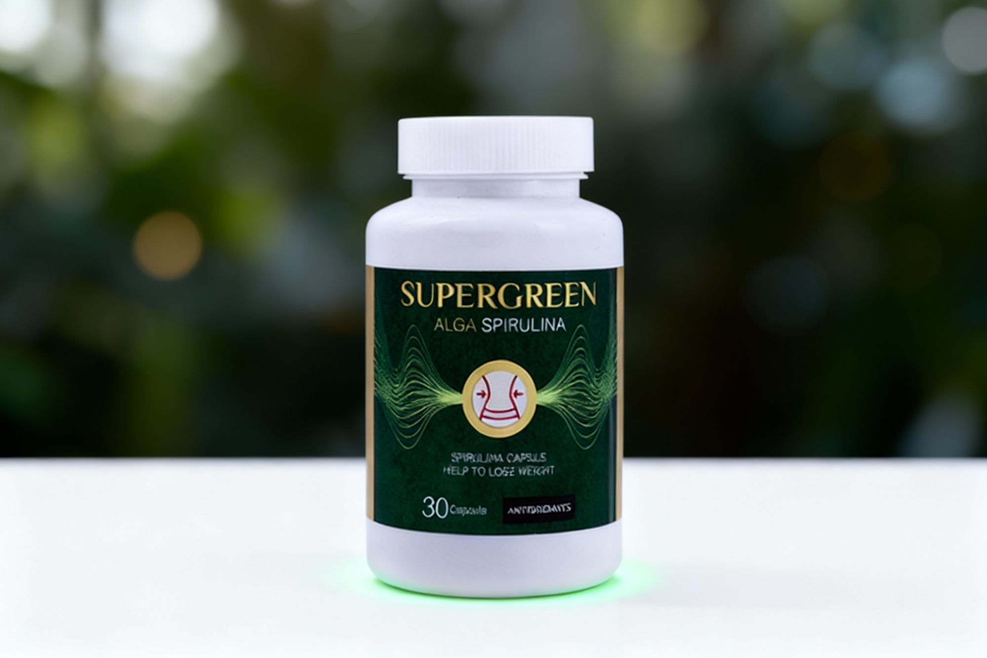 کپسول سوپر گرین اسپیرولینا زرین دارو با جلوه انرژی و سلامت