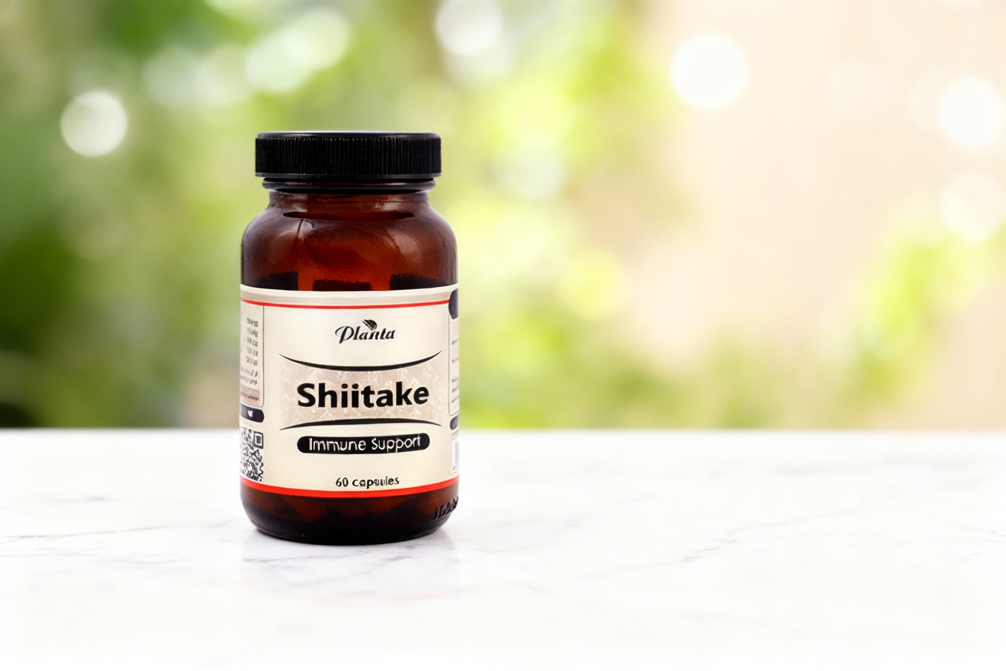 تصویر کپسول شیتاکه پلانتا برای تقویت سیستم ایمنی