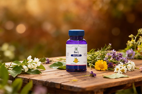 کپسول ای پی او باریج اسانس در کنار عناصر طبیعی