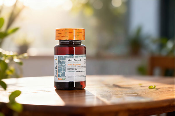 مکمل سلامتی کنار لیوان آب برای مصرف روزانه