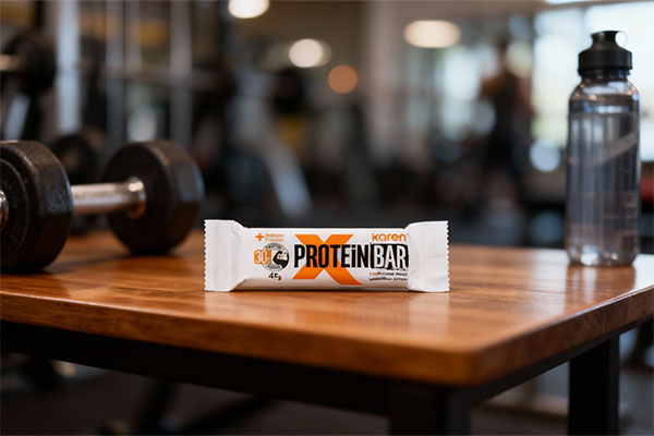 پروتئین بار کارن در محیط ورزشی