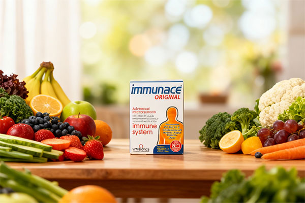 قرص تقویت سیستم ایمنی با میوه‌ها و سبزیجات