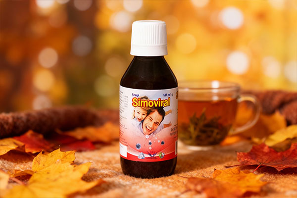 شربت سیموویرال برای تسکین گلودرد و تقویت ایمنی