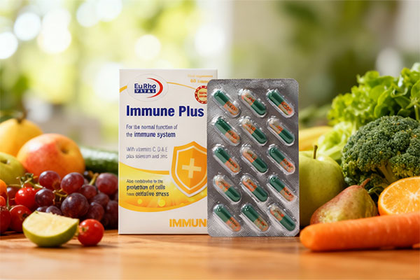 کپسول ایمون پلاس یوروویتال برای تقویت سیستم ایمنی