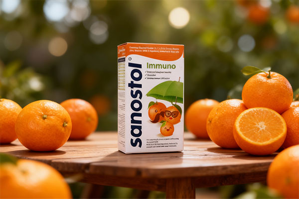 شربت ایمونو سانستول با طعم پرتقال برای تقویت ایمنی