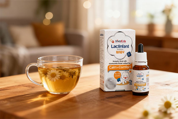 قطره لاکت اینفنت ویوا کیدز کنار چای بابونه