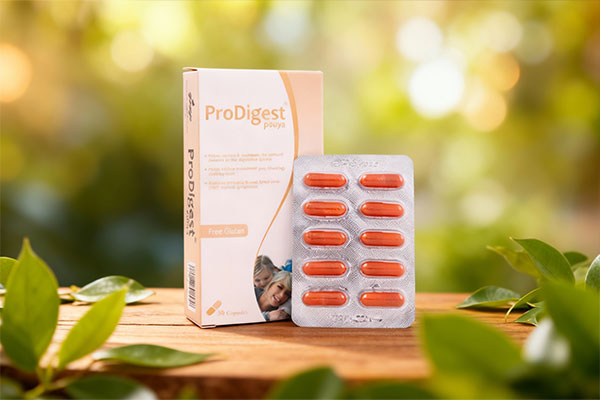 کپسول پرودایجست در کنار عناصر طبیعی