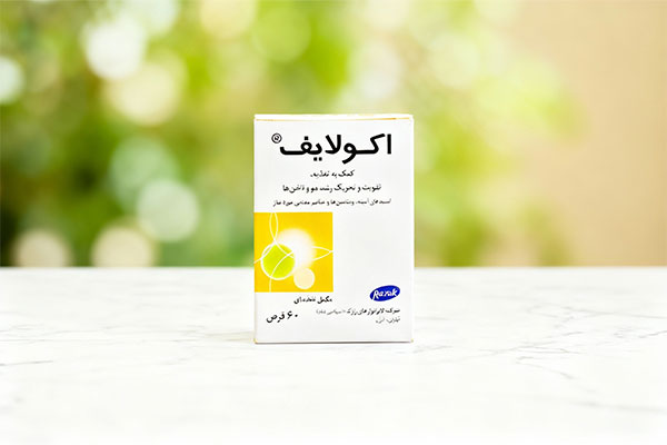 قرص اکولایف رازک برای تقویت مو و ناخن