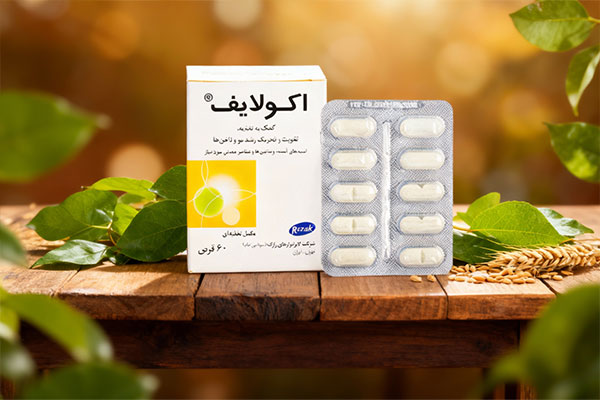 ترکیبات قرص اکولایف رازک برای سلامت پوست و مو