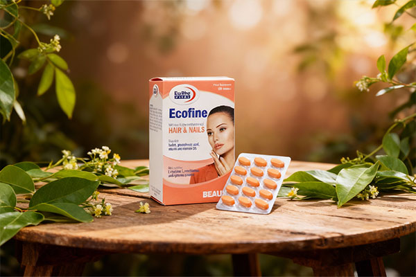 مکمل اکوفاین یوروویتال برای سلامت پوست و مو
