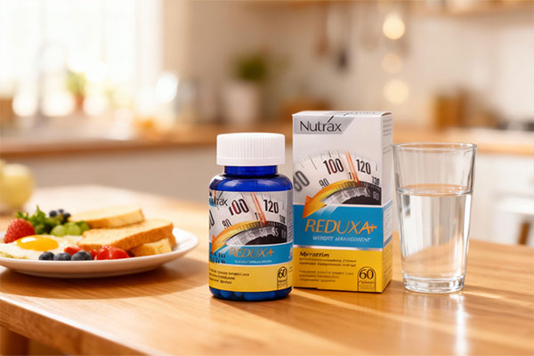 کپسول ردوکسا نوتراکس کنار صبحانه سالم