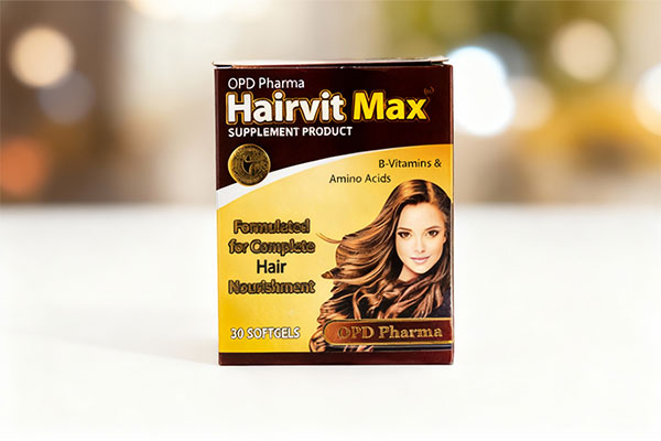 تصویر کپسول هیرویت مکس او پی دی فارما برای تقویت مو