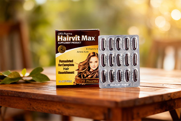 کپسول هیرویت مکس او پی دی فارما برای کاهش ریزش مو