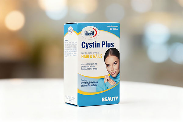 قرص سیستین پلاس یوروویتال برای سلامت پوست و مو