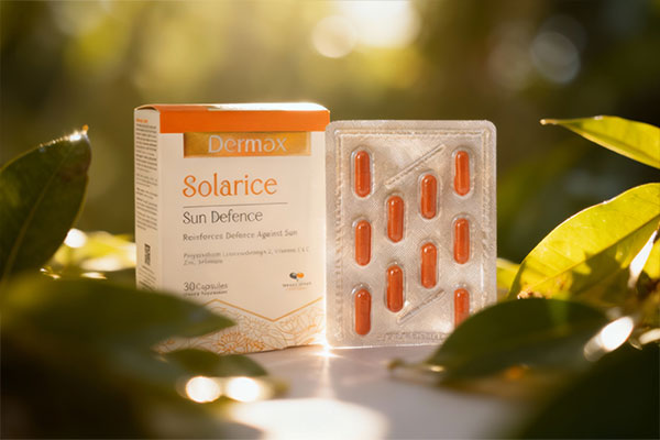 کپسول سولاریس درمکس پارس حیان برای پوست و چشم