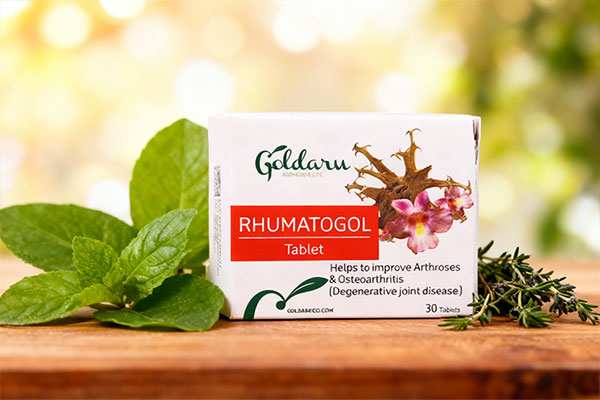 قرص روماتوگل گل دارو با ترکیبات گیاهی برای تسکین درد مفاصل