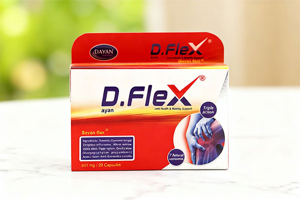 کپسول دی فلکس دایان فارما روی سطح سفید