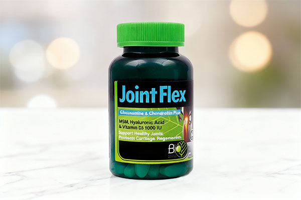 تصویر قرص جوینت فلکس بایو فرمولا روی سطح سفید