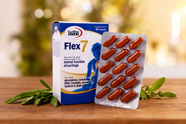 مکمل فلکس 7 یوروویتال با ترکیبات طبیعی
