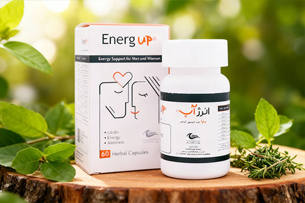 کپسول انرژ آپ اروند فارمد با عناصر طبیعی و گیاهی