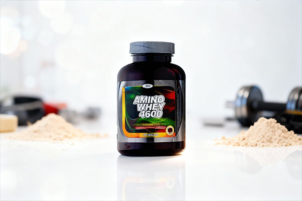 نمای نزدیک از قرص آمینو وی 4600 پی ان سی کارن