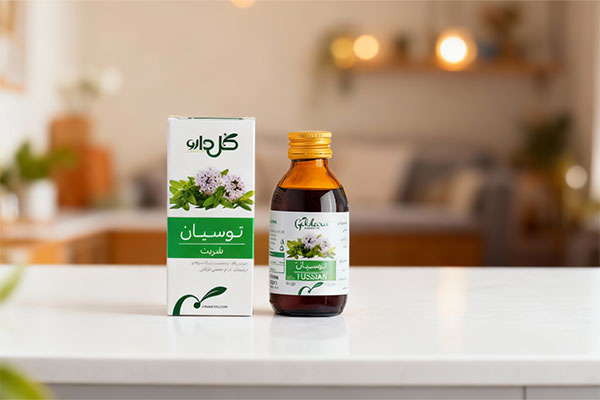 شربت توسیان گل دارو برای درمان سرفه