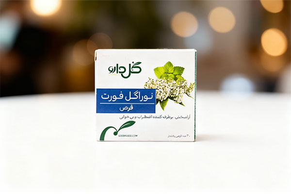 تصویر قرص نوراگل فورت گل دارو