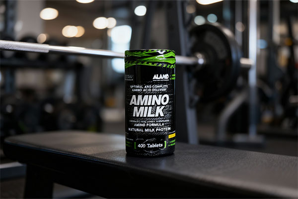 قرص آمینو میلک آلامو 400 عددی در محیط ورزشی