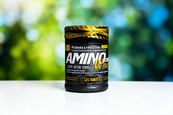 نمای نزدیک از قرص آمینو وی ژن استار