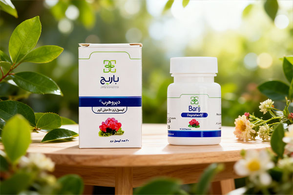 ترکیبات طبیعی کپسول دپروهرب باریج اسانس