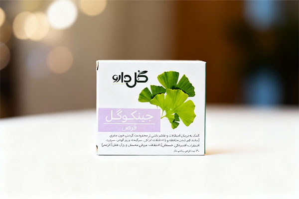 تصویر قرص جینکوگل گل دارو برای تقویت حافظه