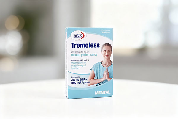 تصویر کپسول تریمولس یوروویتال روی سطح سفید