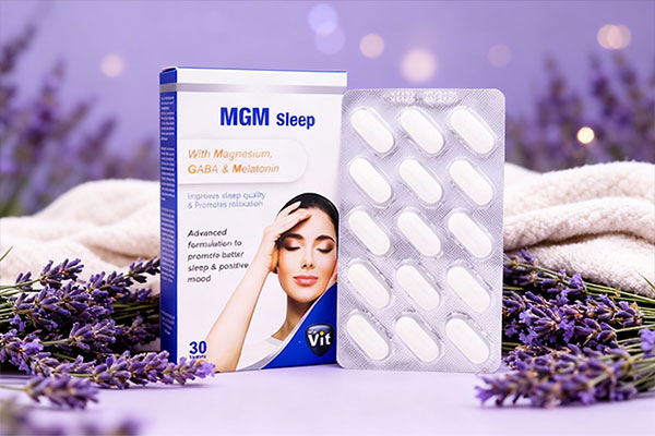 قرص ام جی ام اسلیپ در محیطی آرامشبخش
