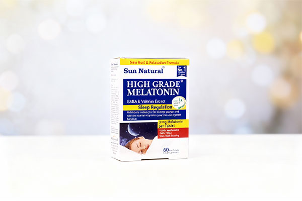 تصویر قرص های گرید ملاتونین سان نچرال