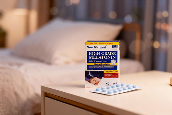 قرص ملاتونین سان نچرال در محیط آرامشبخش