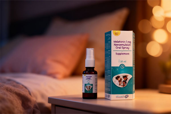 اسپری نانوامولسیون ملاتونین در محیط اتاق خواب