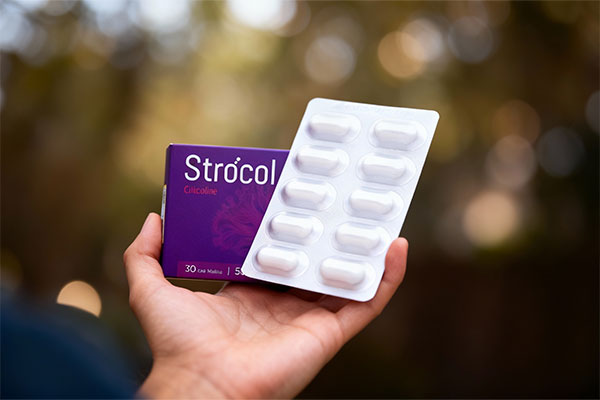 قرص استروکل سیتی کولین 500 اشبال شیمی در دست