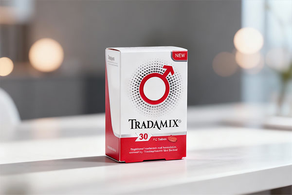 قرص ترادامیکس ترادا فارما در محیط مینیمال