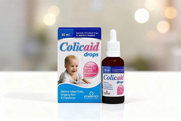 قطره کولیک اید ویتابیوتیکس برای تسکین نفخ و دل‌درد نوزادان