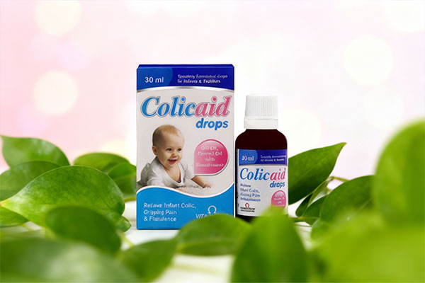 قطره کولیک کمک با ترکیبات گیاهی برای بهبود کولیک نوزادان