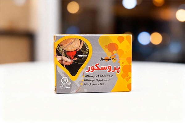 کپسول پروسکور گل دارو برای سلامت پروستات