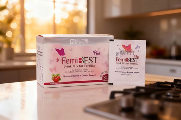 ساشه فمی بست پلاس نوتری بست در محیط آشپزخانه