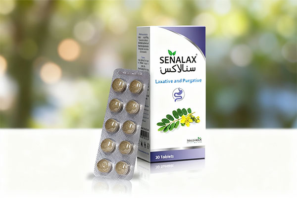 تصویر قرص سنالاکس ایران داروک 30 عددی روی سطح سفید